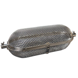 Rotisserie Basket | Round Cage Tumbler by Flaming Coals