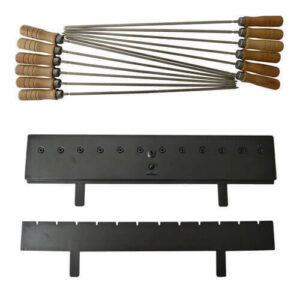 Brazilian BBQ|Kebab Rotating Mechanism 4mm- Flaming Coals