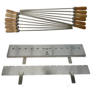 Kebab Rotating Gear Mechanism 5mm - Stainless Steel - Flaming Coals