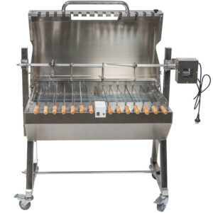 Stainless Steel Hooded Rotisserie & Cyprus Grill
