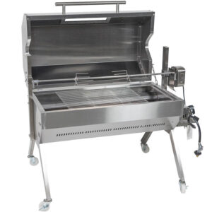 Dual Fuel Spit Roaster 1000mm | Flaming Coals